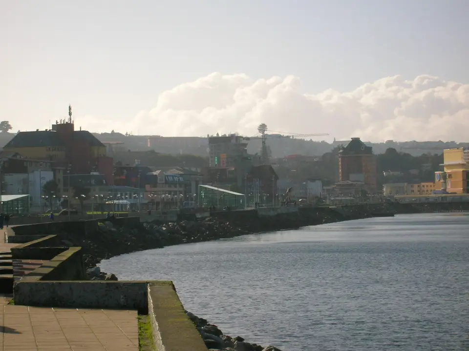 Puerto Montt visto desde la costanera